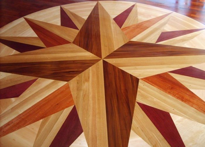 Compass Pattern Interior Floor Photo