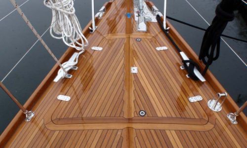 Sailboat Teak Deck Photo