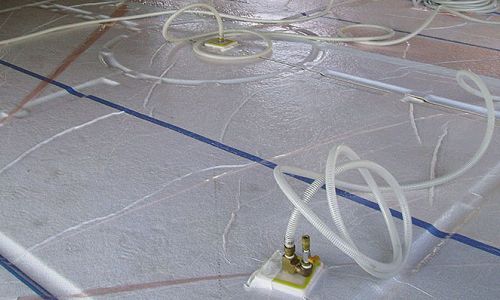 Vacuum bagging of decks during installation