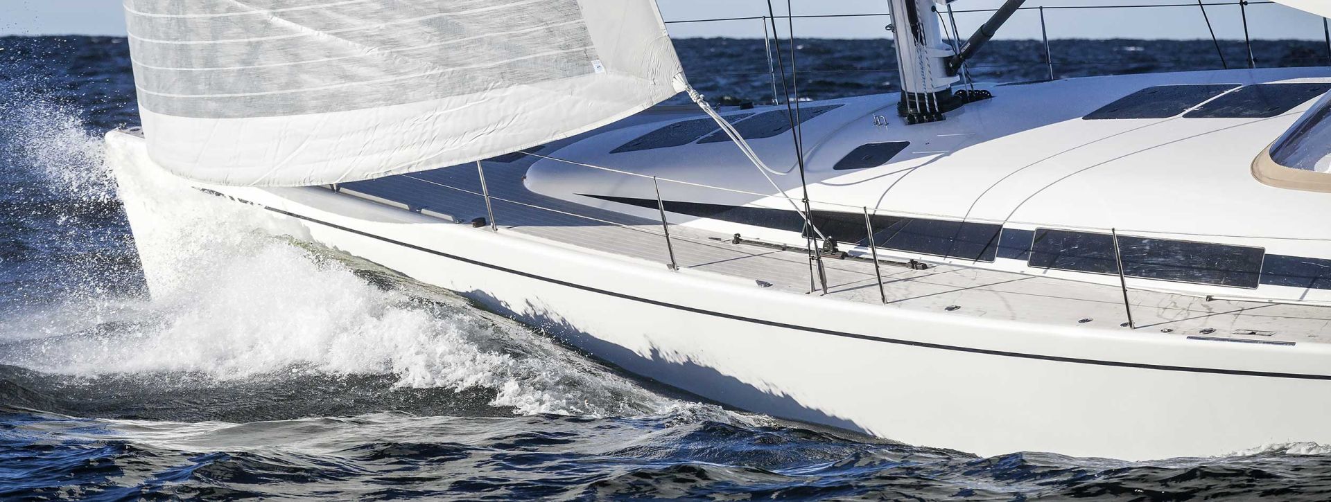 Sailboat with Composite Gray Deck Photo